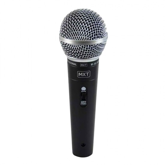 Microfone dinamico profissional M-58 com fio MXT